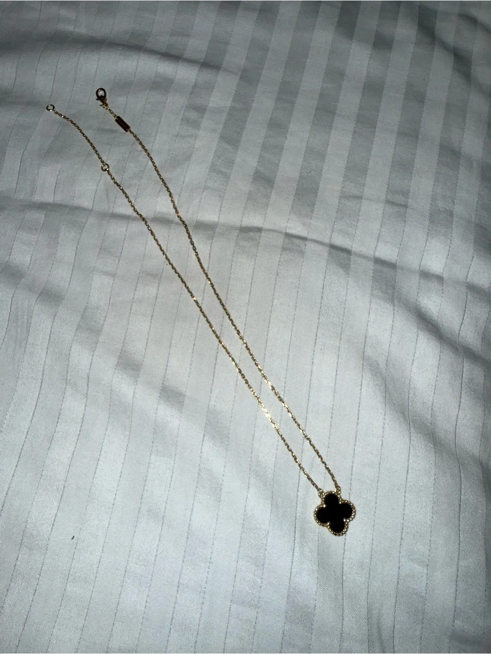 Van Cleef & Arpels Yellow Gold Alhambra Necklace